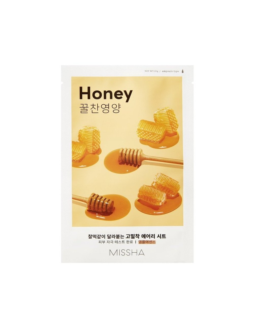 Mascarilla Regenerante y Nutritiva MISSHA Airy Fit Sheet Mask (Honey)