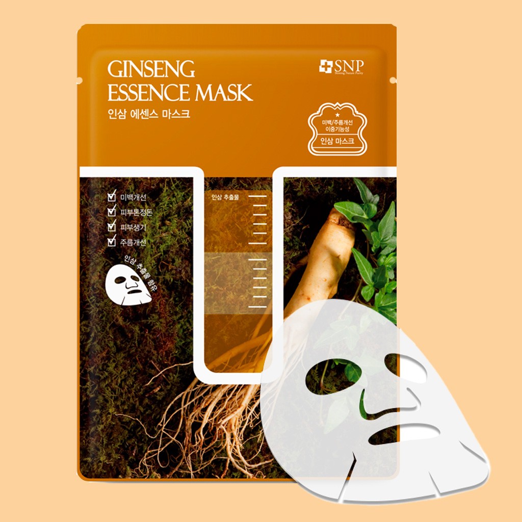 Compra Mascarilla Iluminadora Snp Ginseng Essence Mask Skin Thinks