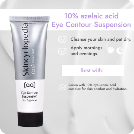 Contorno de Ojos - Cosmética Natural al mejor precio: Skincyclopedia Contorno de Ojos Iluminador con Ácido Azelaico 10% de Skincyclopedia en Skin Thinks - Piel Seca