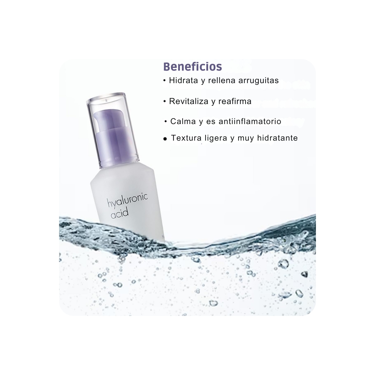 Serum y Ampoules al mejor precio: Serum Hidratante con Ácido Hialuronico It's Skin - Hyaluronic Acid Moisture Serum 40ml de It´s Skin en Skin Thinks - Piel Seca