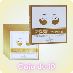 Contorno de Ojos al mejor precio: Caja 10 Parches para Contorno de Ojos Beauugreen COLLAGEN & GOLD HydroGel Eye Patch de BEAUUGREEN en Skin Thinks - 