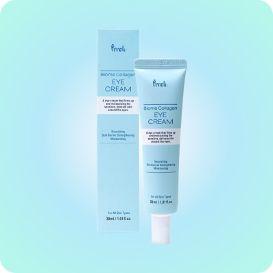 PRRETI Biome Collagen Eye Cream Contorno de ojos reafirmante con péptidos