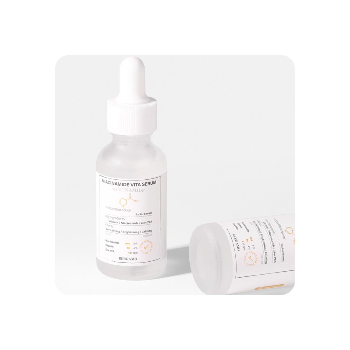 Serum y Ampoules al mejor precio: Serum con niacinamida y vitaminas Bergamo Premium Niacinamide Vita Serum de Bergamo en Skin Thinks - Piel Sensible