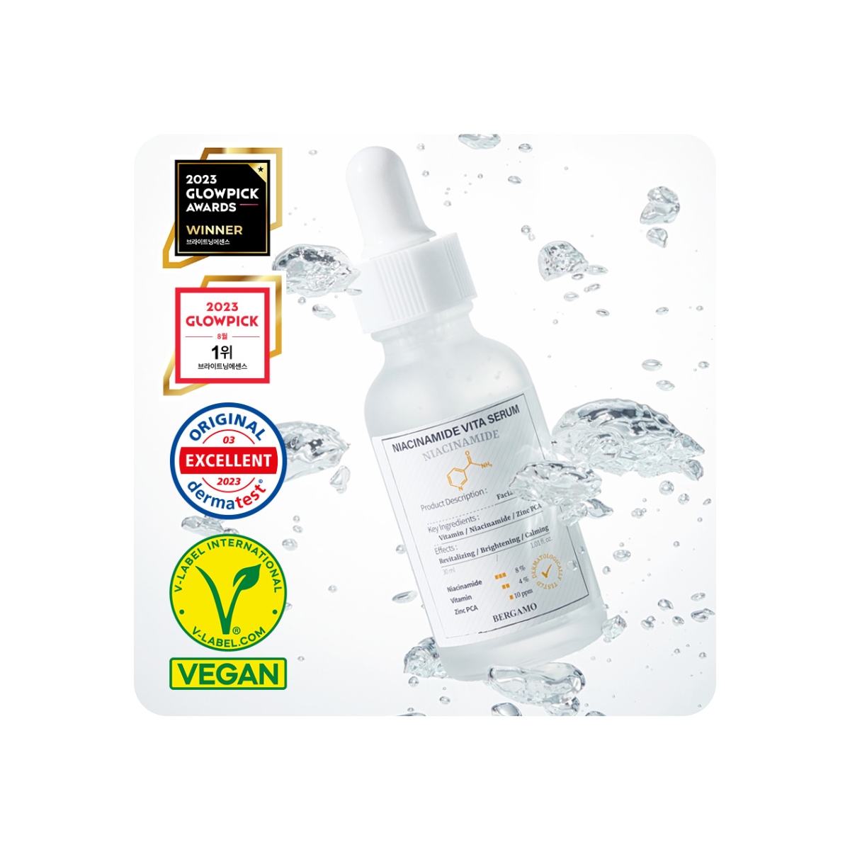 Serum y Ampoules al mejor precio: Serum con niacinamida y vitaminas Bergamo Premium Niacinamide Vita Serum de Bergamo en Skin Thinks - Piel Seca