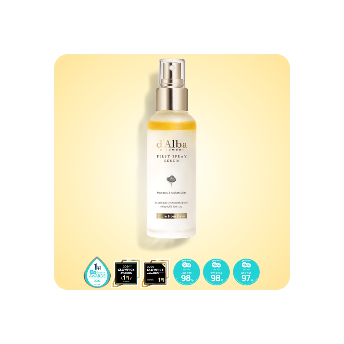 Serum y Ampoules al mejor precio: Serum hidratante d'Alba First Spray Serum de D'Alba Piedmont en Skin Thinks - Piel Seca