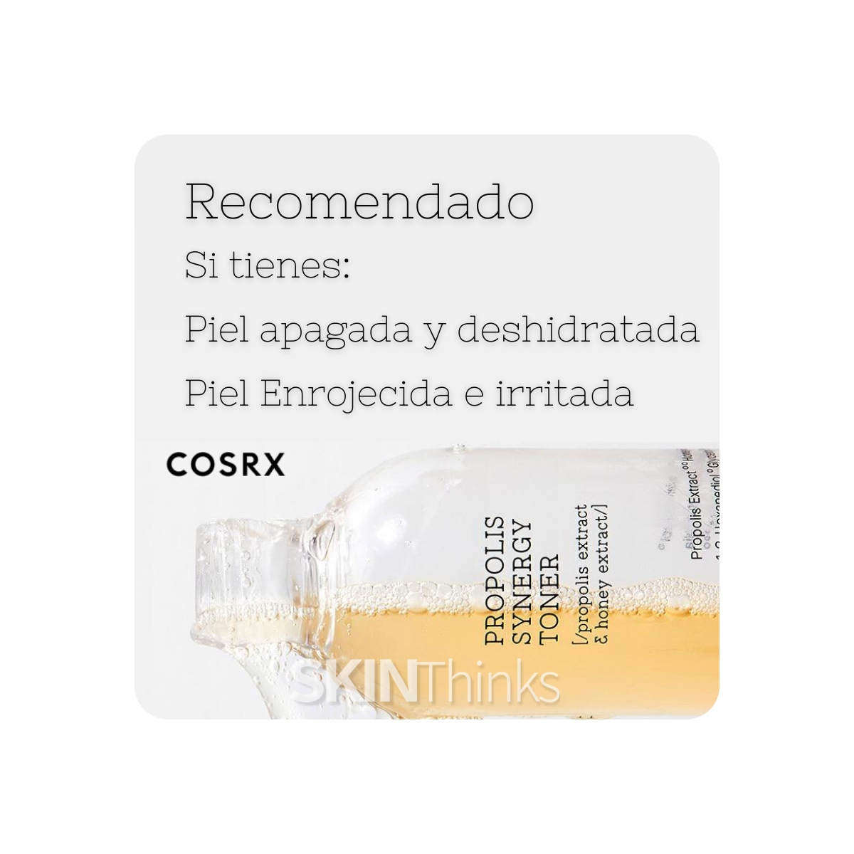 Tónicos al mejor precio: Tónico calmante con propóleo COSRX Full Fit Propolis Synergy Toner de Cosrx en Skin Thinks - Piel Seca