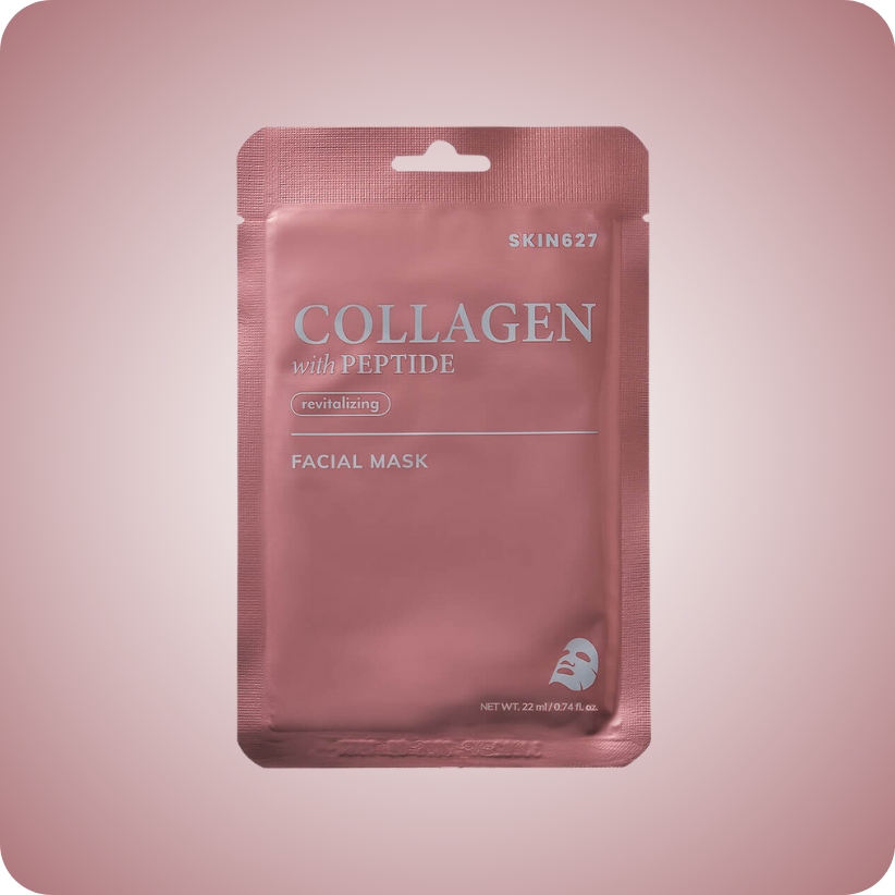 Mascarilla de Colágeno y Péptidos SKIN627 collagen with peptide facial mask