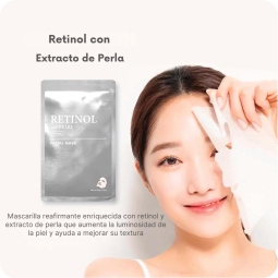 Mascarillas Coreanas de Hoja al mejor precio: Mascarilla de Retinol y Perla SKIN627 Retinol with Pearl Facial Mask de SKIN627 en Skin Thinks - Tratamiento de Poros