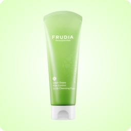 Espumas Limpiadoras al mejor precio: Frudia Green Grape Pore Control Scrub Cleansing Foam - Espuma limpiadora exfoliante. de Frudia en Skin Thinks - Tratamiento de Poros