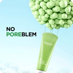 Espumas Limpiadoras al mejor precio: Frudia Green Grape Pore Control Scrub Cleansing Foam - Espuma limpiadora exfoliante. de Frudia en Skin Thinks - Tratamiento de Poros