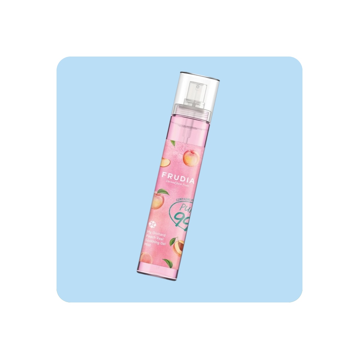 Tónicos al mejor precio: Frudia My Orchard Peach Real Shooting Gel Mist 99% - Bruma Hidratante y calmante de Frudia en Skin Thinks - Piel Seca