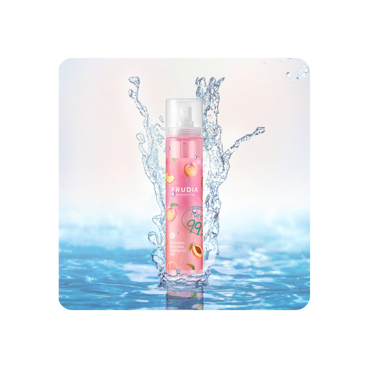 Tónicos al mejor precio: Frudia My Orchard Peach Real Shooting Gel Mist 99% - Bruma Hidratante y calmante de Frudia en Skin Thinks - Piel Seca