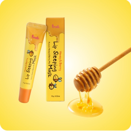 Mascarillas Nocturnas al mejor precio: PRRETI Honey & Berry Lip Sleeping Mask Mascarilla Nocturna para Labios de Prreti en Skin Thinks - Tratamiento Anti-Edad