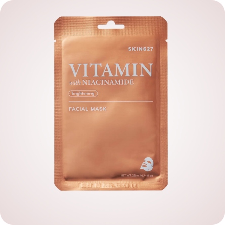 Mascarilla de VItaminas y Niacinamida SKIN627 Vitamin with Niacinamide Facial Mask