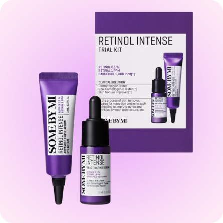 Tratamientos Anti Edad al mejor precio: Serum y Contorno SOMEBYMI Retinol Intense Trial Kit de Some By Mi en Skin Thinks - Tratamiento Anti-Edad