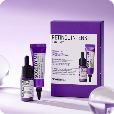 Tratamientos Anti Edad al mejor precio: Serum y Contorno SOMEBYMI Retinol Intense Trial Kit de Some By Mi en Skin Thinks - Tratamiento Anti-Edad