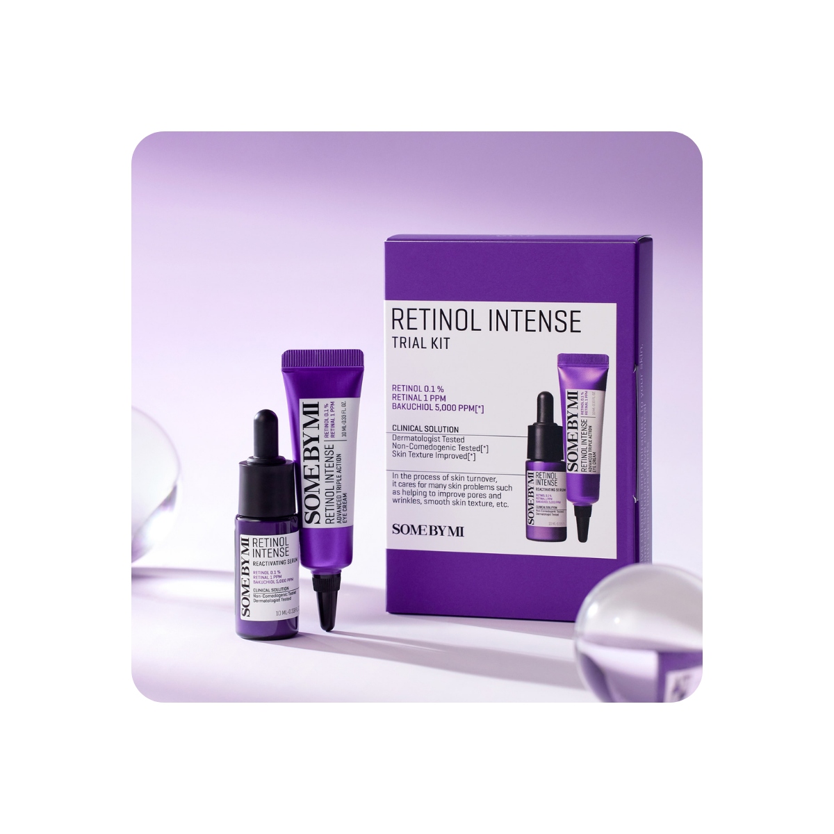 Tratamientos Anti Edad al mejor precio: Serum y Contorno SOMEBYMI Retinol Intense Trial Kit de Some By Mi en Skin Thinks - Tratamiento Anti-Edad