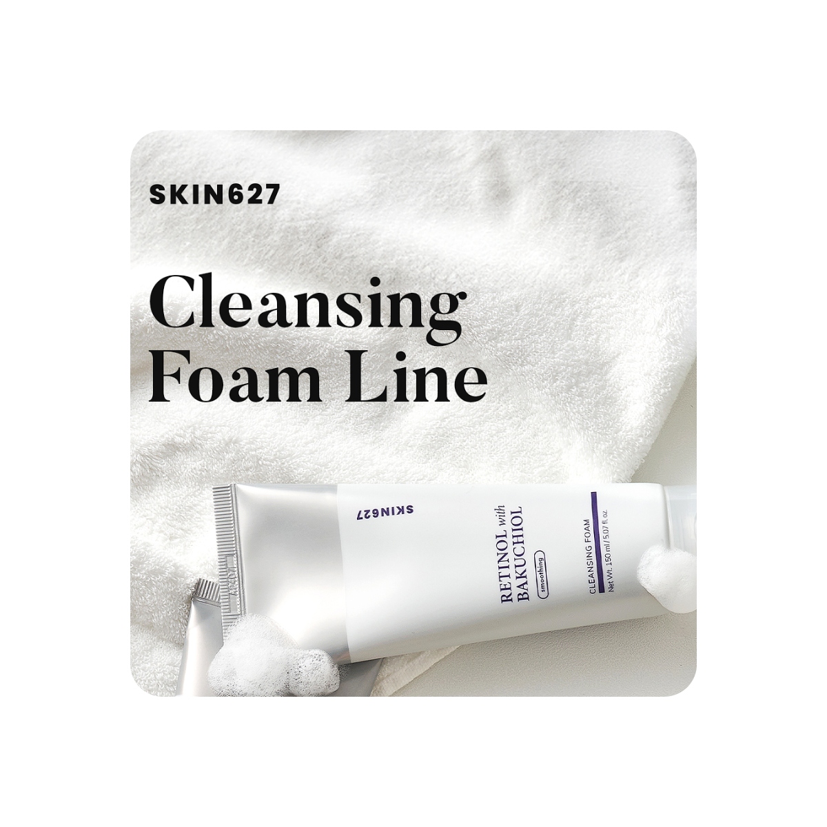 Espumas Limpiadoras al mejor precio: SKIN627 Retinol With Bakuchiol Cleansing Foam - Ciudado de Poros de SKIN627 en Skin Thinks - Piel Sensible