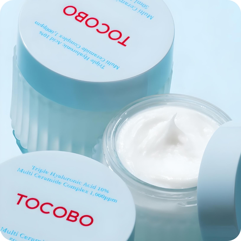 Tocobo Multi Ceramide Cream es una crema vegana que ofrece una combinación poderosa de ácido hialurónico y ceramidas